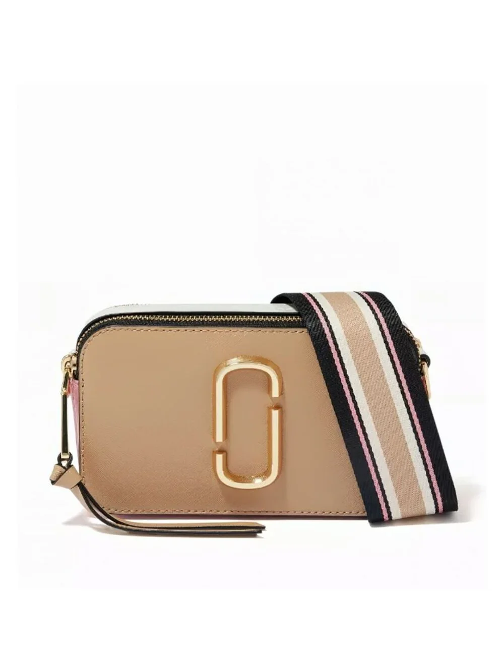 Marc Jacobs Snapshot Camera Bag in Saffiano Leather Brown OS